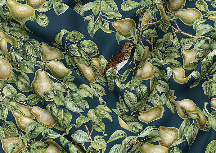 Pears, Silent Night - Roman Blind - Image 4